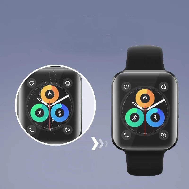 5 قطعة لينة بولي TPU واضح طبقة رقيقة واقية الحرس ل Ticwatch GTH الرياضة Smartwatch عرض كامل واقي للشاشة حماية غطاء