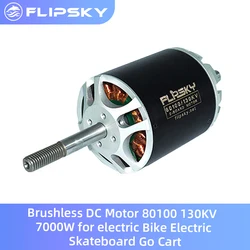 Flipsky Brushless DC motor 80100 130KV 7000W for Electric Bike | Electric Skateboard | Go cart