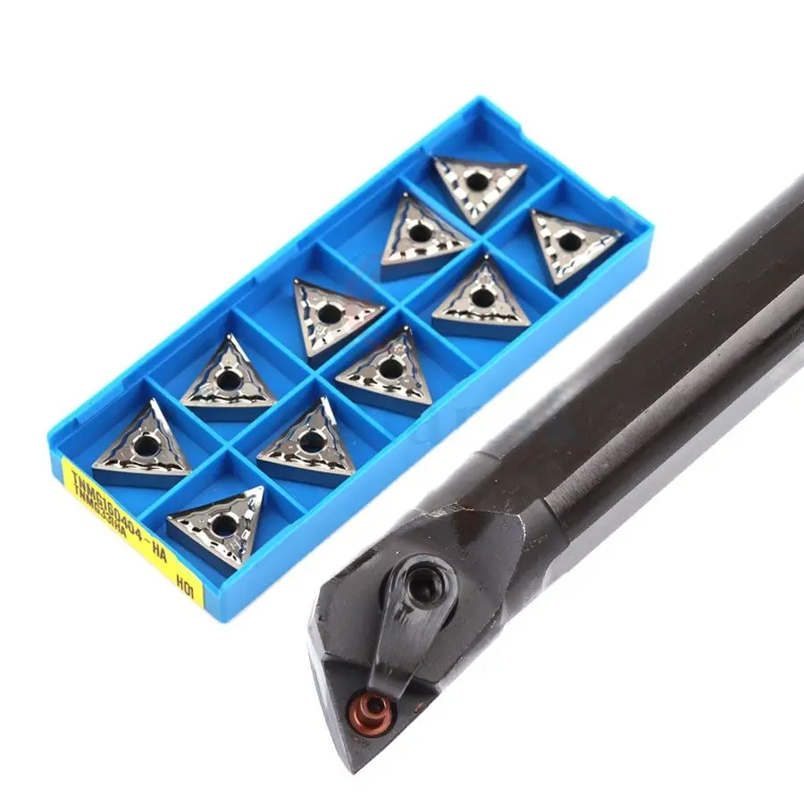 S20R/S25S-MTJNR16 Super Slijtvaste En Hoge Kwaliteit Interne Draaien Toolholder + 10Pcs TNMG1604 Harde Legering Cnc draaien Insert