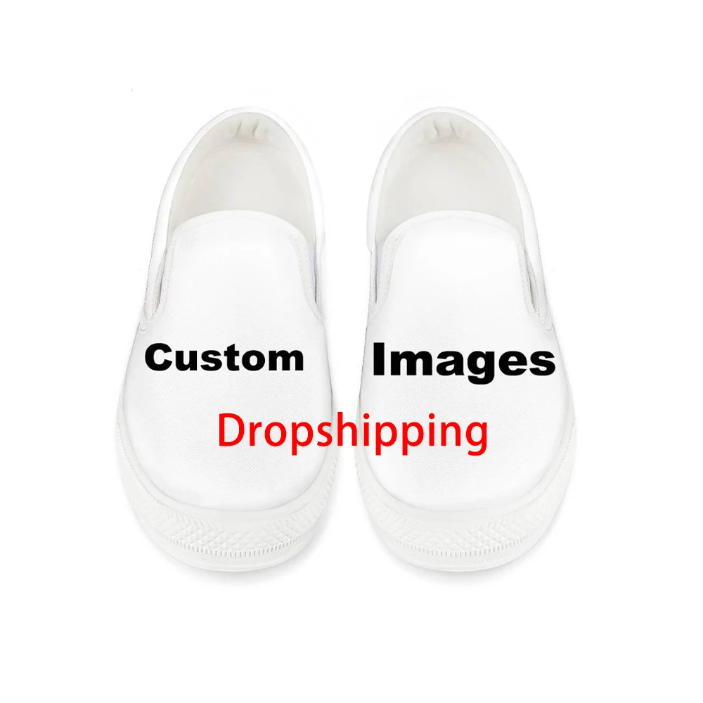 

WHEREISART Customized Your Own Image Logo Woman Slip On Flats Shoes Breathable Spring Autumn Sneakers Casual Shoes Dropshipping