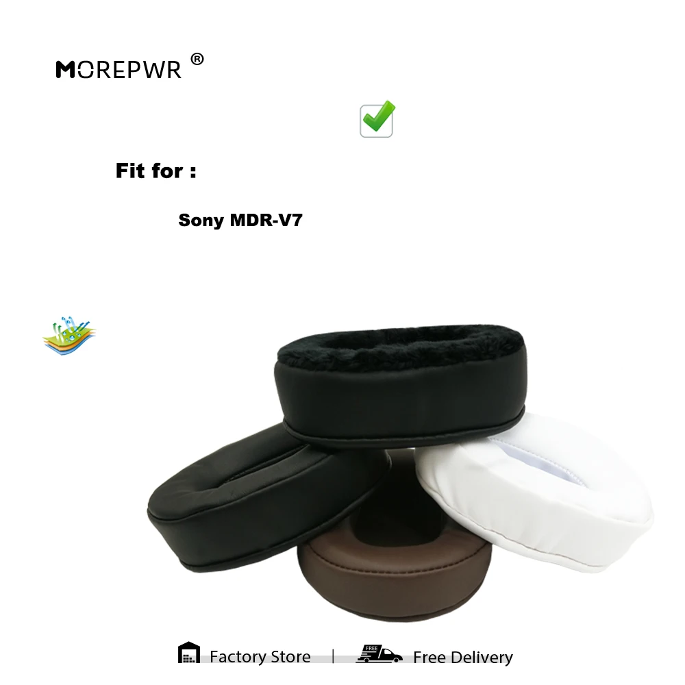 

New Upgrade Replacement Ear Pads for Sony MDR-V7 Headset Parts Leather Cushion Velvet Earmuff Earphone Sleeve