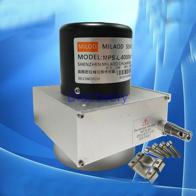 Custom MiLOD Pull Line Displacement Sensor WMPS Pull Line Encoder 4000 5000 Current and Voltage Pulse 7000