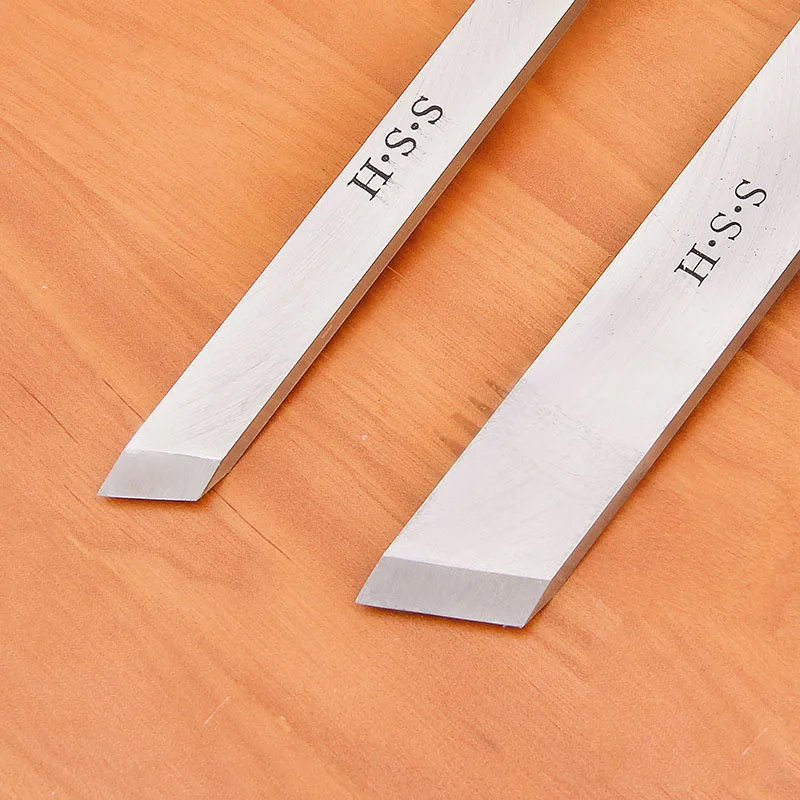 Sharp Bevel Cutter Carving Knife Woodworking Lathe Knife High Speed Steel Wood Turning Tool Handheld Woodworking Lathe Tool