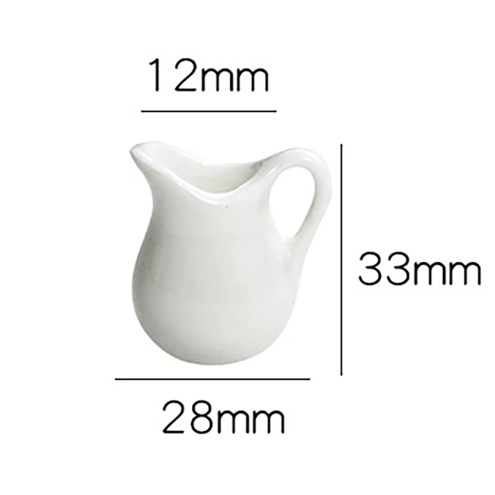 1/12 Dollhouse Miniature Ceramic Kettle Mini Terracotta Kettle Toys for Doll House Accessories Decoration