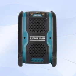 Bluetooth Speaker MP3 Player Loudspeaker Amplifier 15W For Dewalt For Makita For Bosch For Milwaukee 14.4V 18V Li-ion Battery