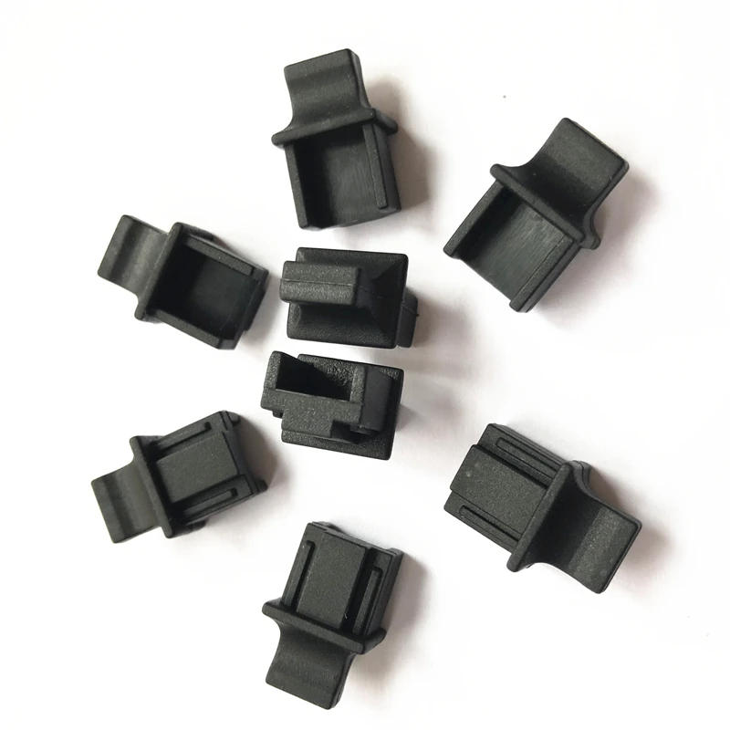 Interruptor de rede tampão à prova de poeira RJ-45 interface plug poeira/silicone poeira plug tampa de tampão rj45 porta capa protetora de poeira