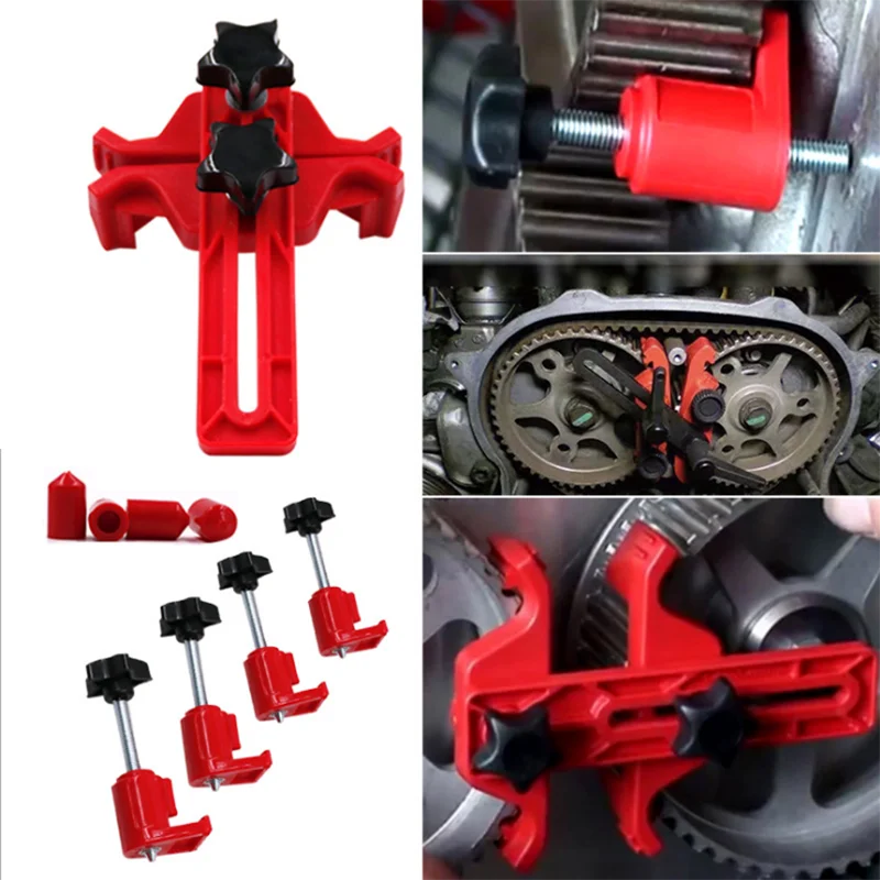 Locking Tool Sprocket Gear Fixing Kit Timing Gear Clamp Set Camshaft Sprocket Locking Tool for Single Dual Quad Cam