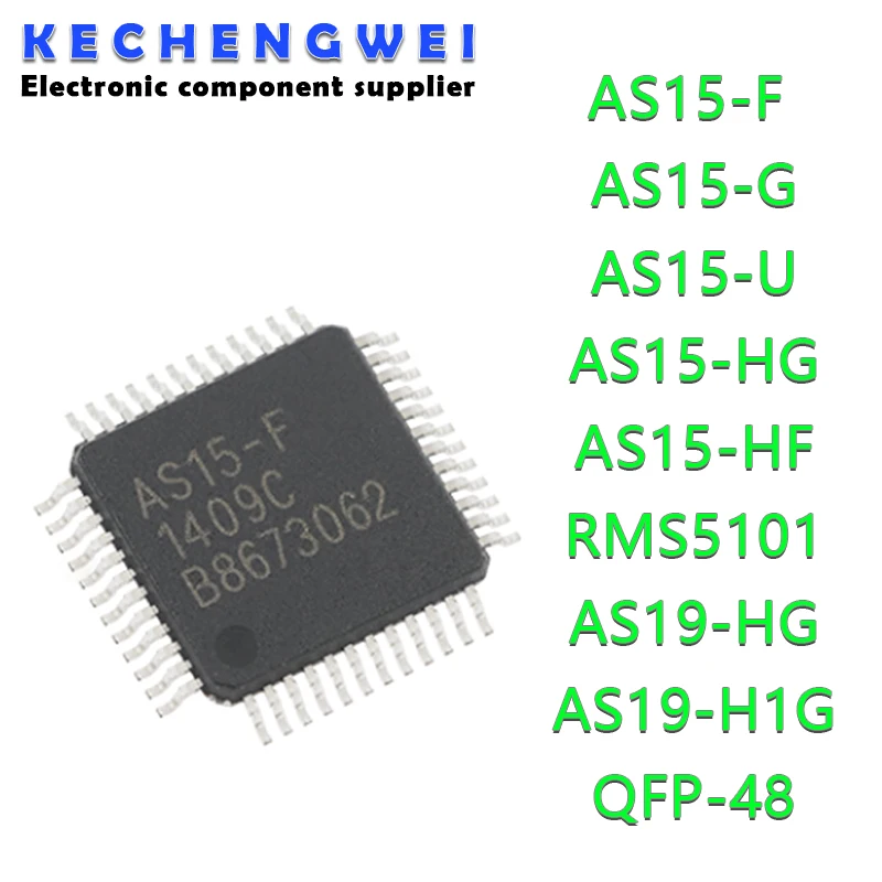 5PCS AS15-F QFP AS15F LQFP AS15-G AS15-U AS15-HG AS15-HF RM5101 AS15 QFP-48 AS19-HG AS19-H1G AS19 new and original IC