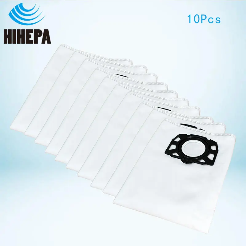 10 pz/lotto sacchetti per la polvere dell'aspirapolvere per Karcher MV4 MV5 MV6 WD4 WD5 Karcher WD4000 a WD5999 sostituzione per la parte #2.863-006.0