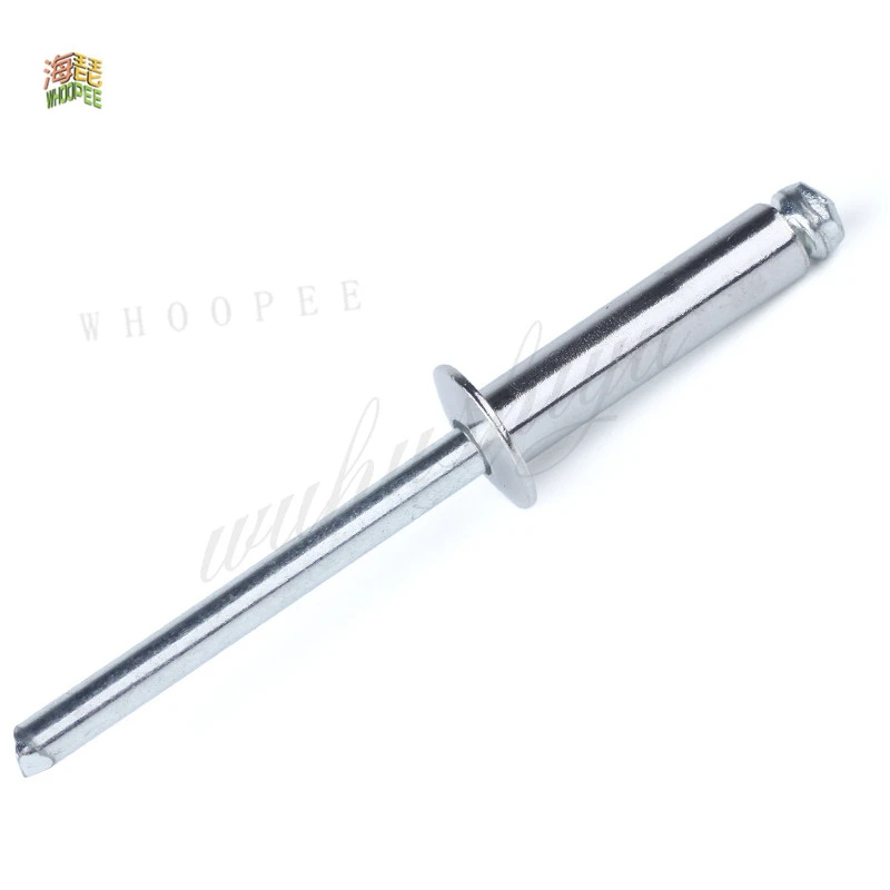 20-100pcs M2.4 M3.2 M4 M5 GB12618 Aluminium Mushroon Head Break Mandrel Blind Rivets Nail Pop Rivets For Furniture Car Aircraft