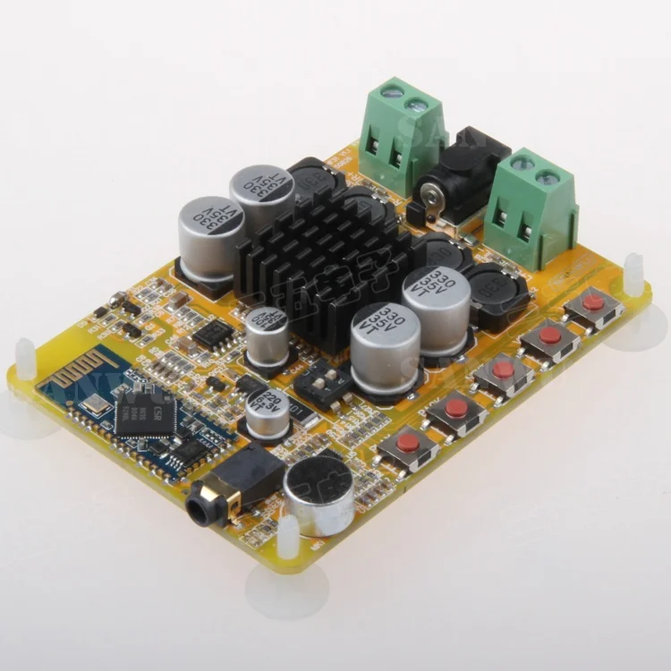 

TDA7492 Bluetooth 4.0 Power Amplifier Board 2*50W Digital Amplifier Dual Channel with Microphone CSR8635 Bluetooth