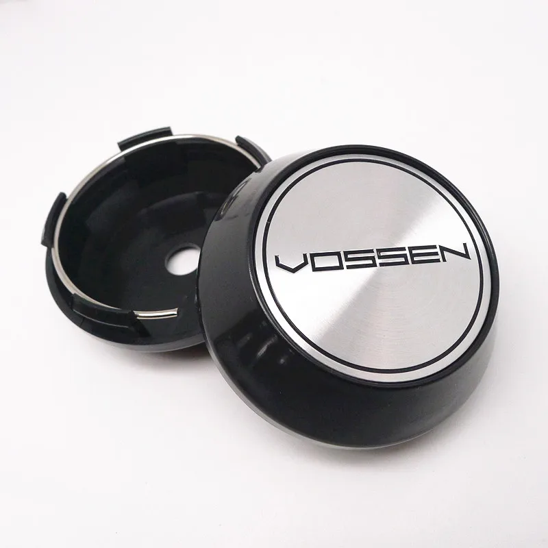 4pcs 65mm For VOSSEN Wheel Center Hub Cap Covers Car Styling Emblem Badge Logo Rims Cover 45mm Stickers Accessories