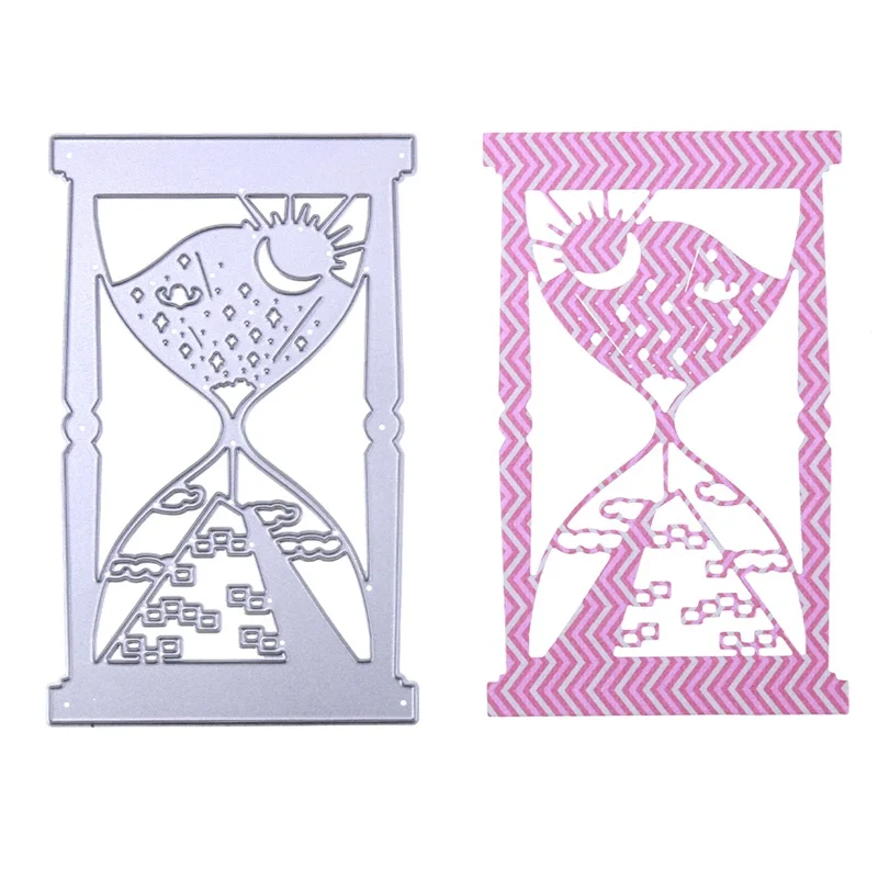 

Day&Night Weather Metal Cutting Dies Stencils Weather Sun&Moon Sandglass Die Cuts For Card Making Decoration New 2019