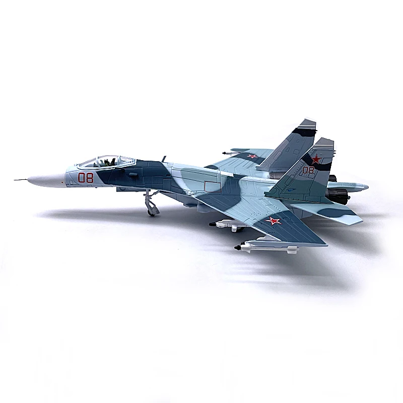 1/100 Russian Su-27 Su-27 fighter model  Alloy finished product collection model