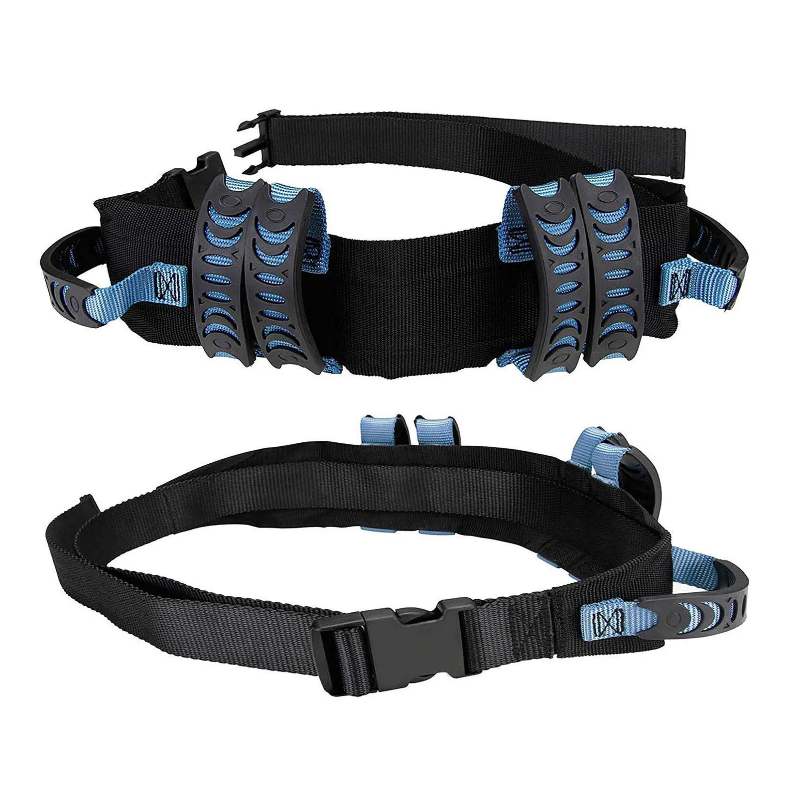 Safety Transfer Gait Belt Quick Release Buckle for Patient Care Elderly Blue Walking Nursing Assist Straps Safety Gait Handles