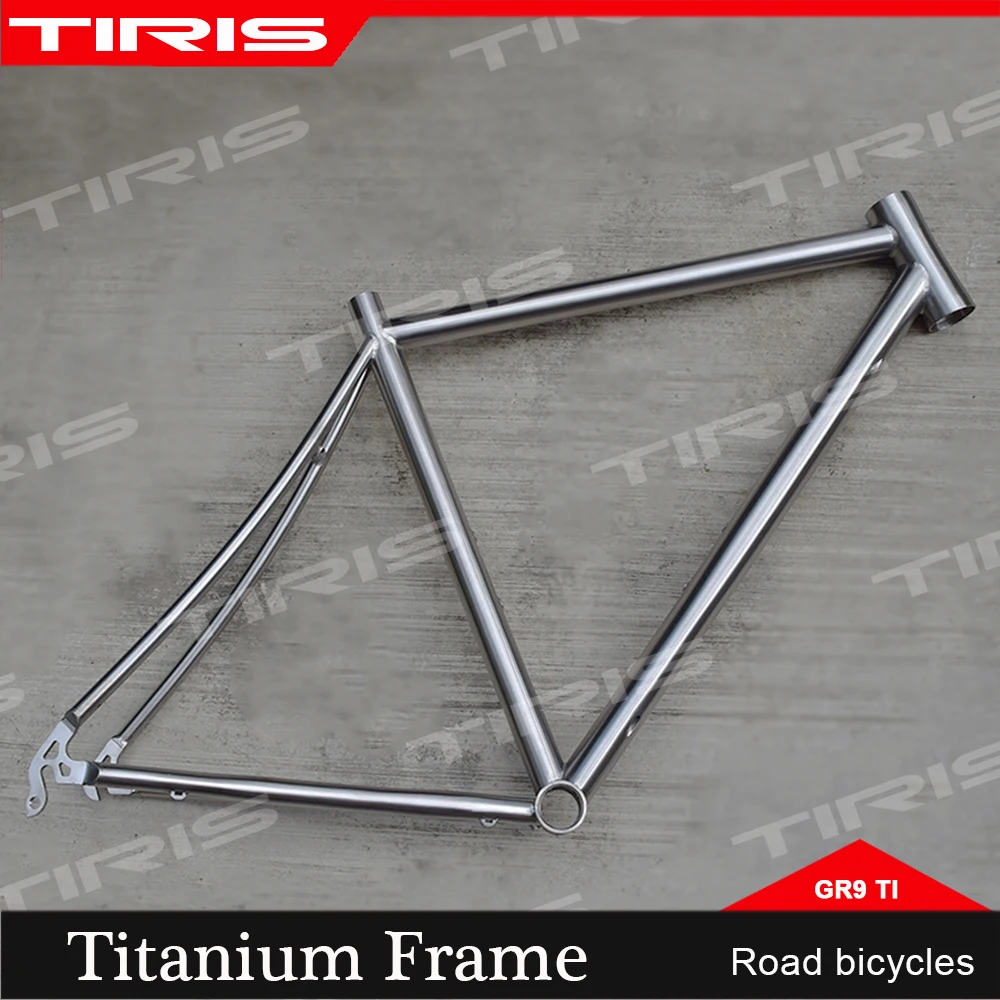 TIRIS DR1 Titanium Road Bike Frame Gravel Race Bicycle Framework Cyclocross Cyling Frameset Accessories Parts Custom