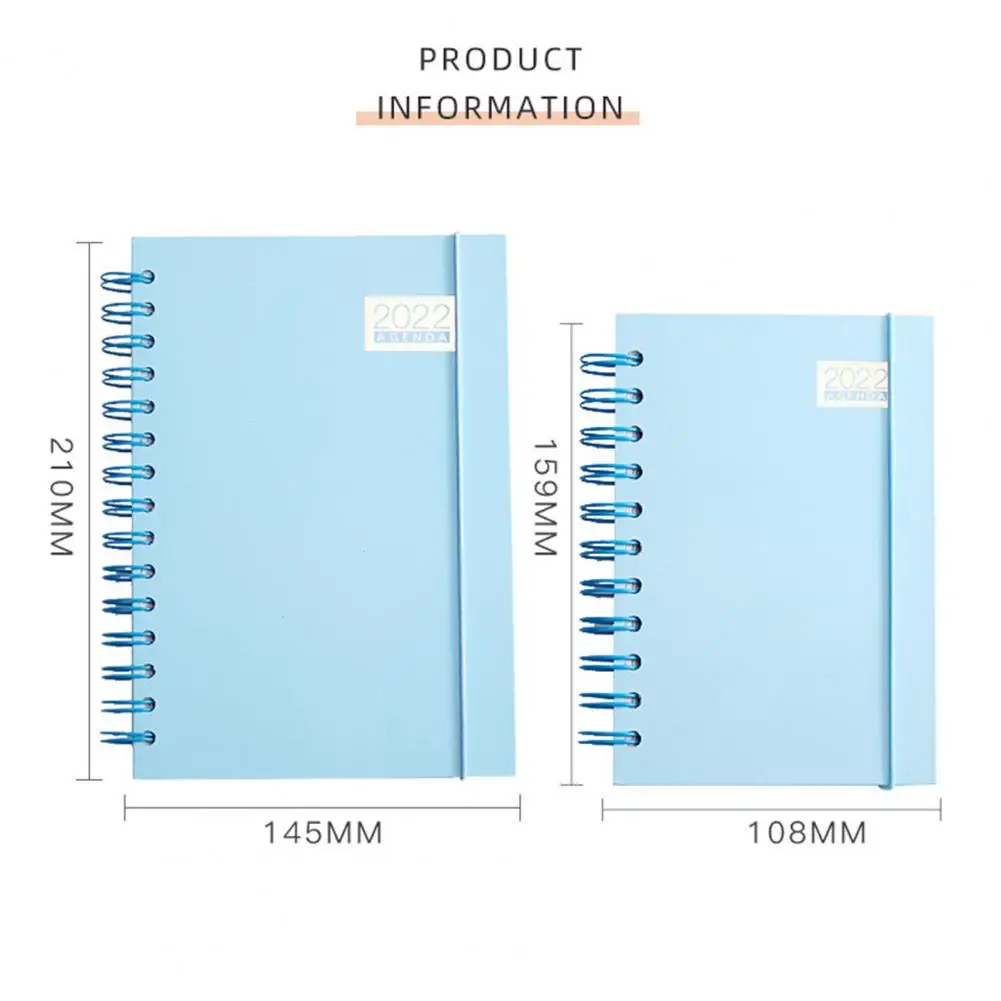 A5/A6 Notebook Agenda 2022 diario libro 365 giorni taccuino 2022 Planner diario blocco Note articoli di cancelleria блокнот для записей