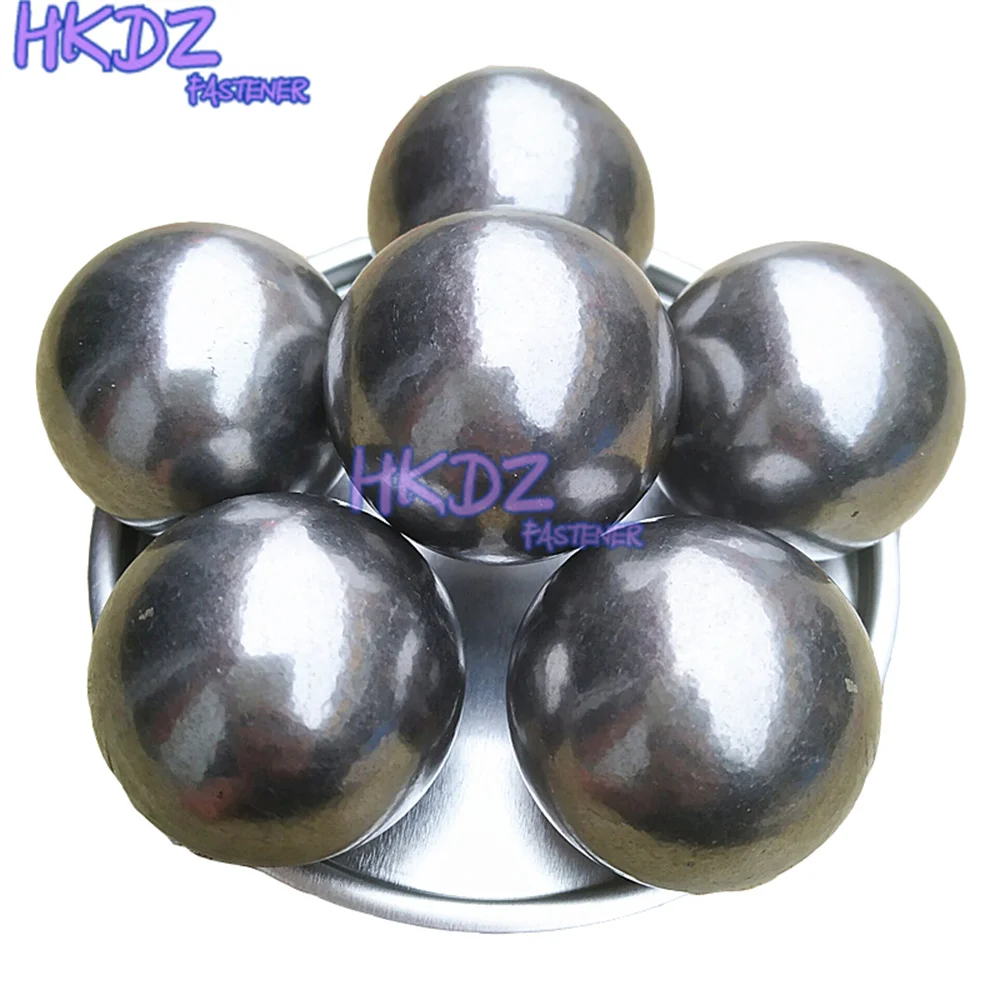 1Pc Solid Iron Ball Non-Quenched Steel Ball Perforated Welded Ball 50-120mm