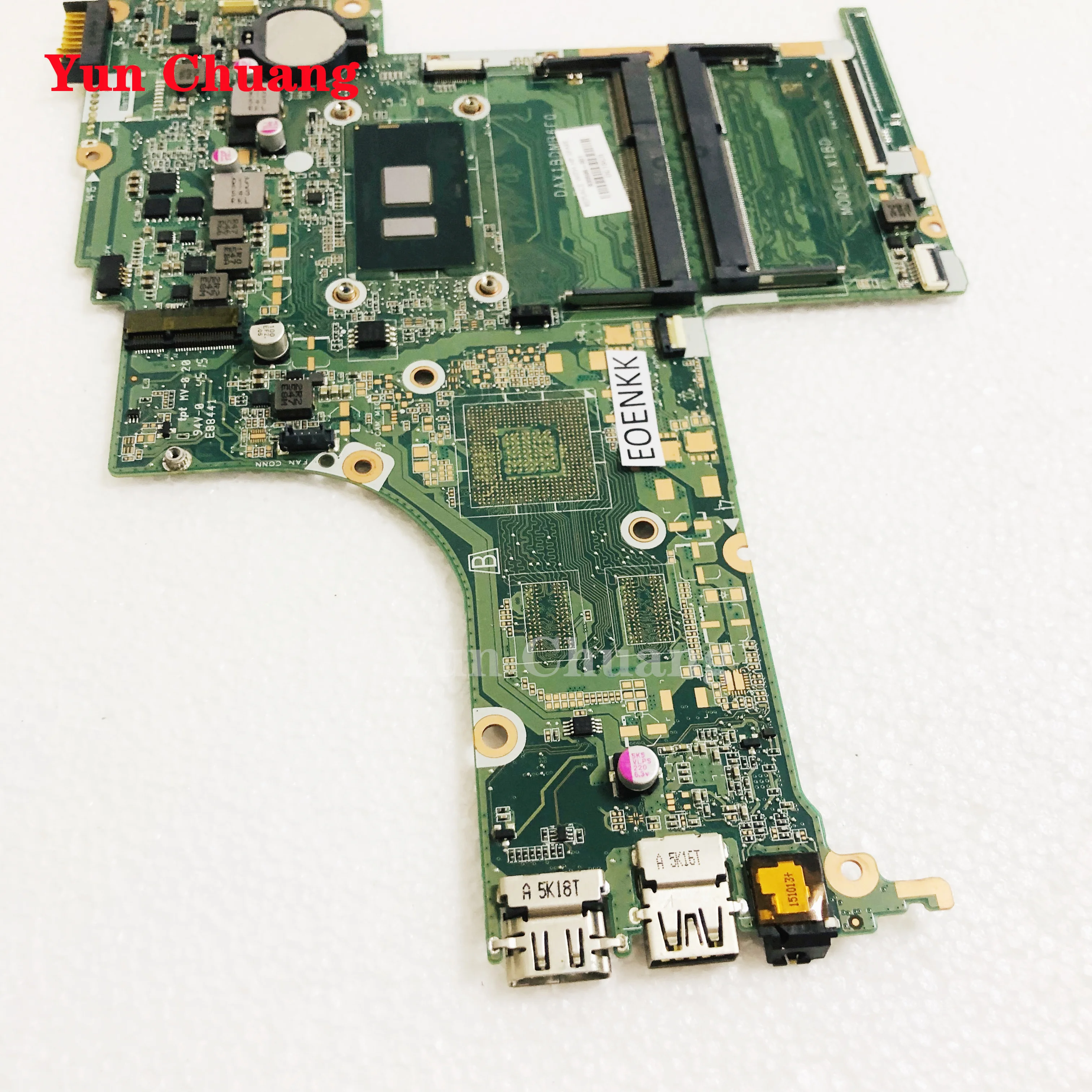 Imagem -03 - Placa-mãe Portátil para hp Pavilion 830596601 830596001 Dax1bdmb6f0 15-ab Tpn-q159 X1bd I3-6100u I5-6200u Cpu Uma Ddr3l