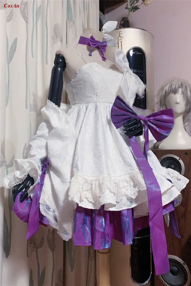 

Game Girls Frontline AR15 Cosplay Costume Floating Toward Flowers Sea Of Top Hat Foemal Dress Activity Party Role Play Clothing