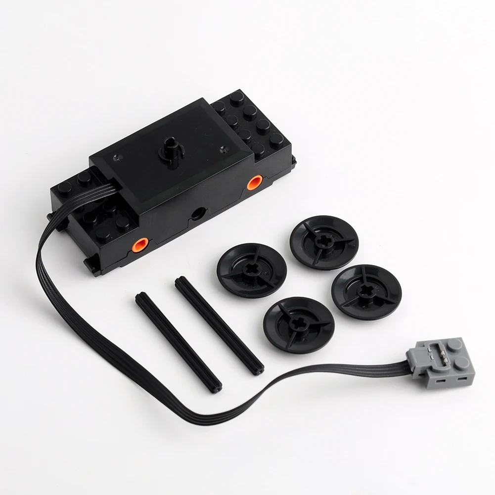 4PCS DIY Train Motor Set IR Controller Receiver AAA Battery Case compatible with legoeds Power Functions MOC Parts