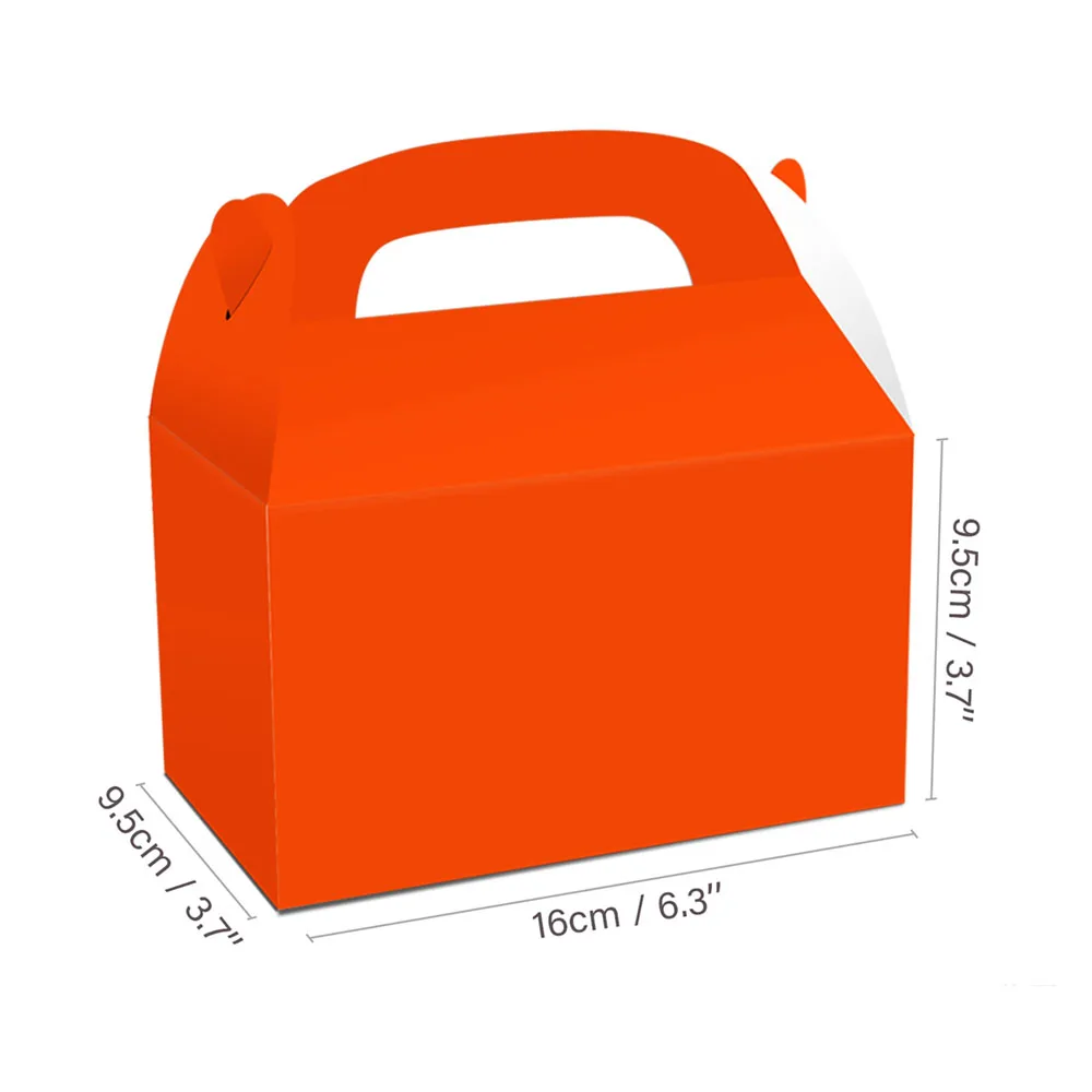 12pcs Kraft Paper Cake Boxes with Handle
