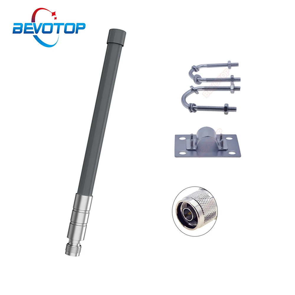 Antena Lora do Mineiro do Hotspot do Hélio de Dbi 868mhz 915mhz n Tomada Masculina Omnidirection Antena Exterior Ip67 à Prova Dip67 Água da Fibra de Vidro 4