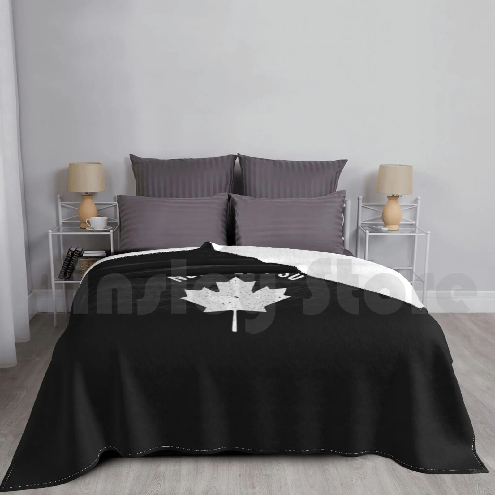 

Never Felt So Canadian Blanket For Sofa Bed Travel Canada Proud Canadian Maple Leaf Distressed Social Distancing