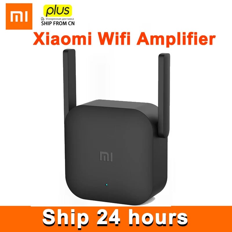 Original Xiaomi WiFi Amplifier Pro 300Mbps Amplificador Wi-Fi Repeater Wifi Signal Cover Extender Repeater 2.4G Mi Wireless