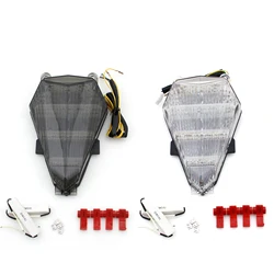 Artudatech-intermitente LED trasero integrado para Yamaha YZF, 600, R6, 2006, 2007, 2008, 2009, 2010, 2011, 2012, transparente