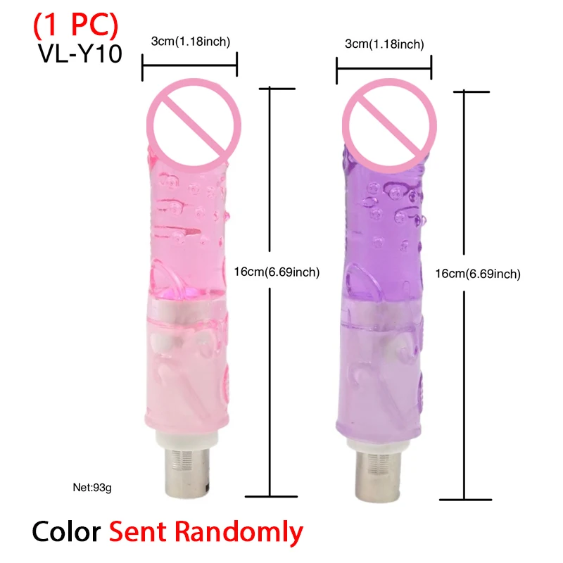 ROUGH BEAST 3XLR Sex Machine Dildo Attachment for Women Men Anal Butt Jelly Color Automatic Vibrator Thrusting Machine Accessory