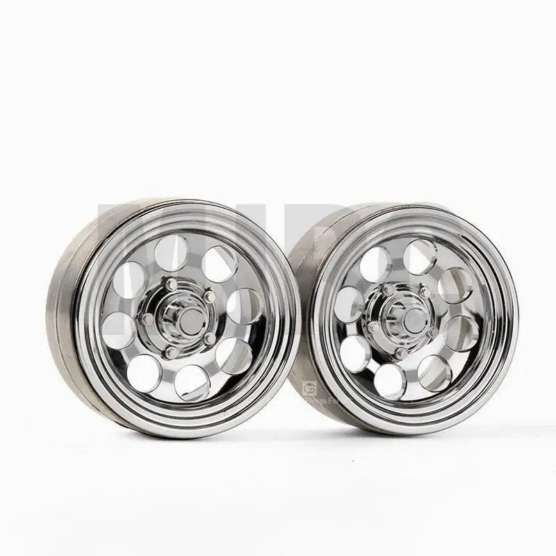 

GRC Wheel Parts for AIXAL SCX10 Retro RC Model Car Electroplated Wheels 1.9 Inch Metal Wheel G08 Accessories