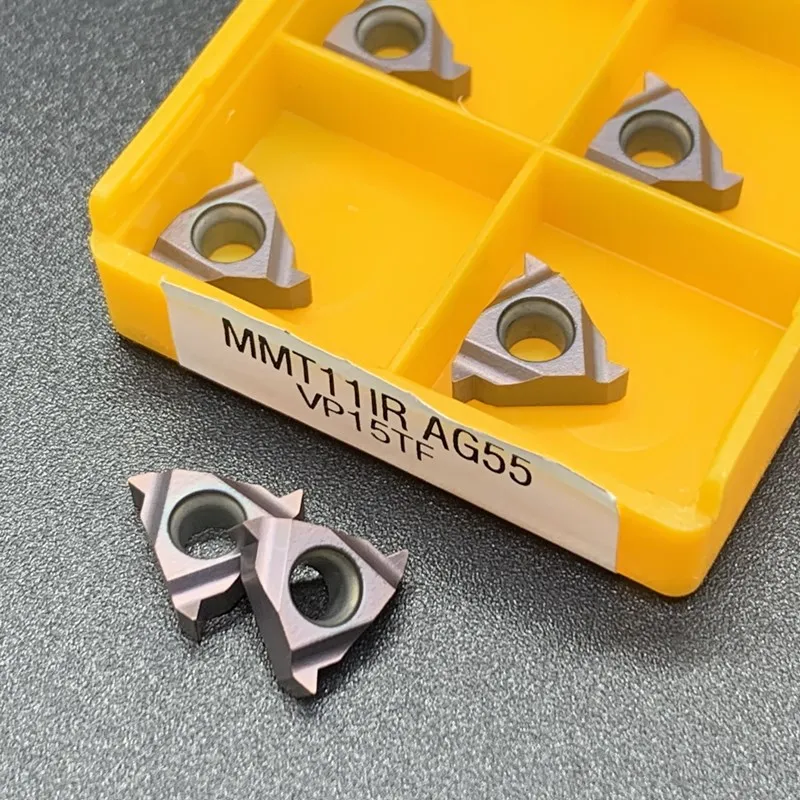 Chất Lượng Cao 10 Chiếc MMT 11ER 11IR AG55 AG60 VP15TF UE6020 US735 Carbide Lắp Biến CNC Chỉ Cắt Tiện Dụng Cụ