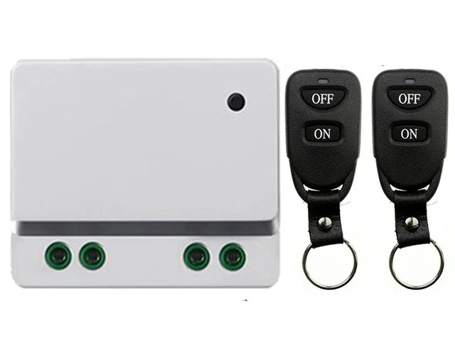 لاسلكي للتحكم عن بعد مفتاح الإضاءة 10A التتابع الناتج راديو التيار المتناوب 110 فولت 220 فولت 1CH 1CH وحدة الاستقبال + حزام مشبك الارسال