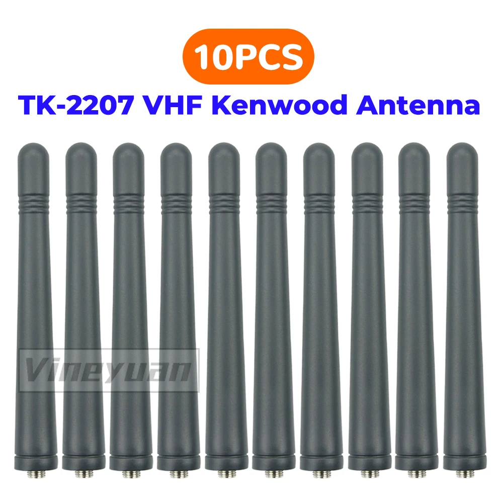 10pcs 136-174Mhz VHF Helical Antenna for Kenwood TK2107 TK2206 TK-2200 TK2207 TK2212 TK2118 TK2260 TK2280 TK2300 TK-5220 Radios