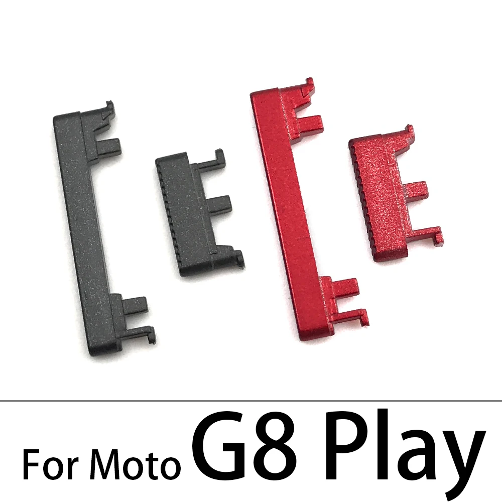 10Pcs/Lot, New For Moto G9 G7 G8 Plus Play Power / G8 Power Lite Power Button ON OFF Volume Up Down Side Button Key