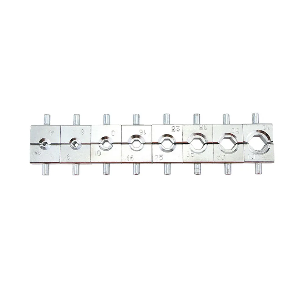 8 คู่ Hydraulic สายไฟ TERMINAL CRIMPING เครื่องมือ YQK-70 ชุด 4,6,10, 16,25,35,50,70MM2