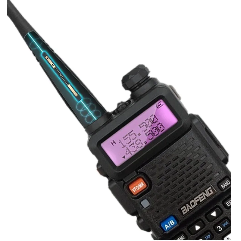 Baofeng-UV-5R Walkie Talkie, Estação de rádio Dual Band Ham, Transceiver Hf, Rádio Scanner, Amador, UV-5R Long Range, UV 5R, 8W