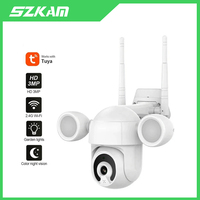 SZKAM 3MP IP Camera WIFI Outdoor Video Home Security  CCTV Sureveillance Works with Tuya Smart Life Smartlife APP