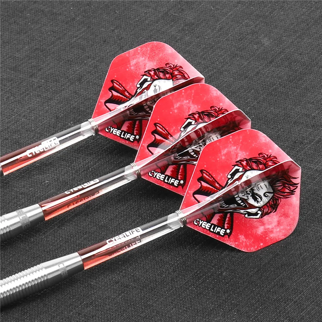 CyeeLife Dart Flights Multiple Styles Colorful 30PCS PET Darts Flights Newly Dart Accessoriesc 2D Standard Dart Flights