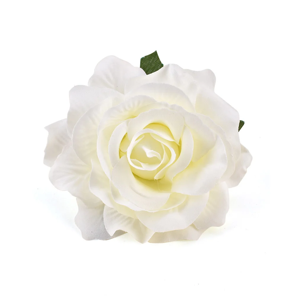 30pcs 9cm Large Artificial Rose Silk Flower Heads For Wedding Decoration DIY Wreath Gift Box Scrapbooking Craft Fake Flowers