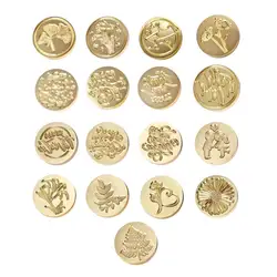 Wax Seal Stamps Retro Vintage Sealing Stamp Copper Head For Festival Gift Wrapping Cards Scrapbooking Sealing Tools Post Decor