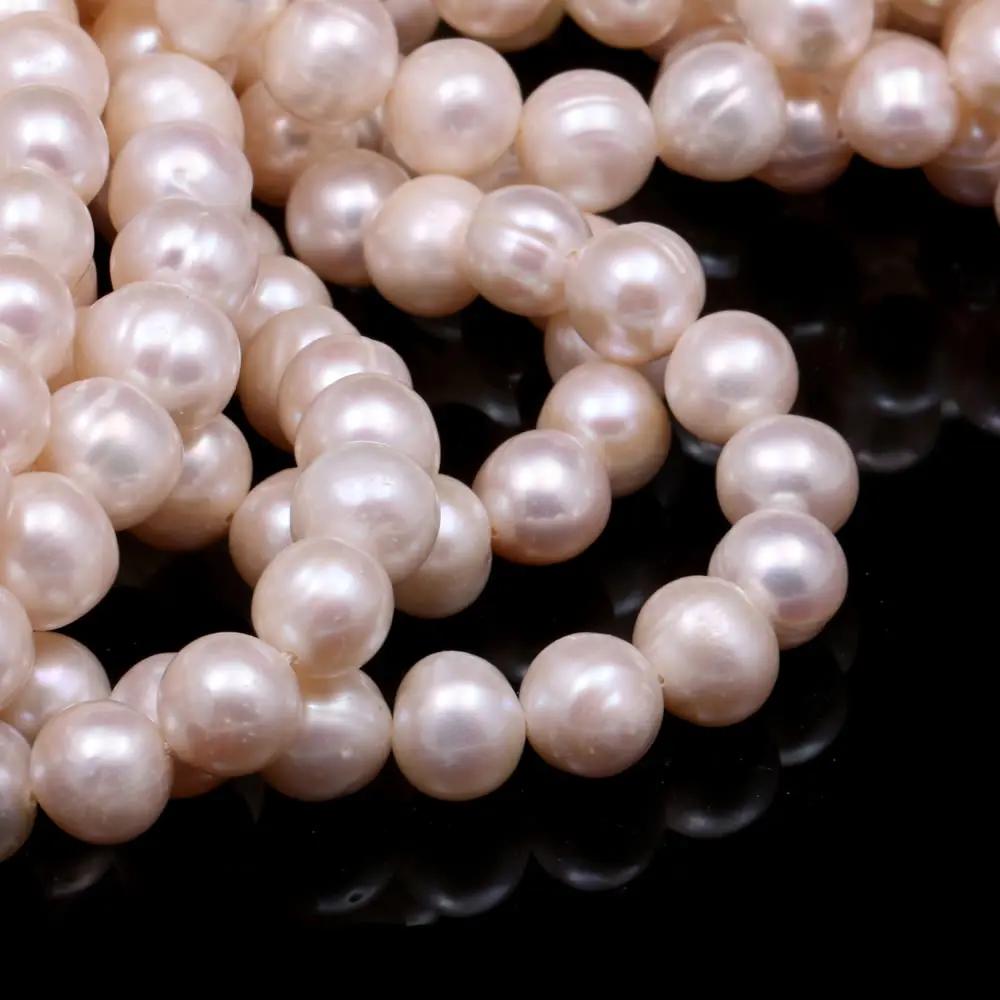 Natural Freshwater Pearl Beading High Quality Punch Loose Beads For Making DIY Bracelet Neckalce Accessories Jewelry Findings