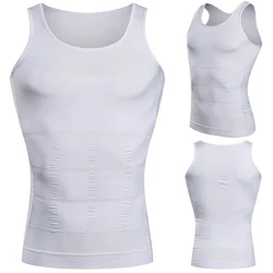 Moldeador de Cuerpo Adelgazante para hombre, chaleco de Control de barriga, ropa interior sin mangas, corsé, entrenador de cintura, mono de compresión de Abdomen