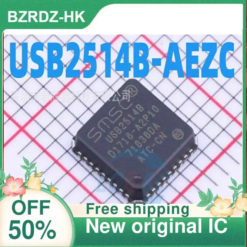 5PCS USB2514B USB2513B USB2514B-AEZC QFN36  New original IC