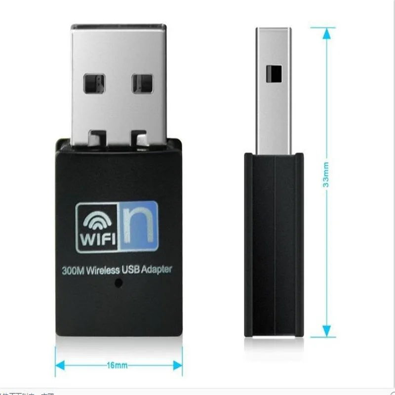 10 sztuk 300 mb/s Adapter karty Wifi Usb Wi Fi odbiornik Usb bezprzewodowa karta sieciowa klucz sprzętowy karta sieciowa do laptopa stacjonarnego