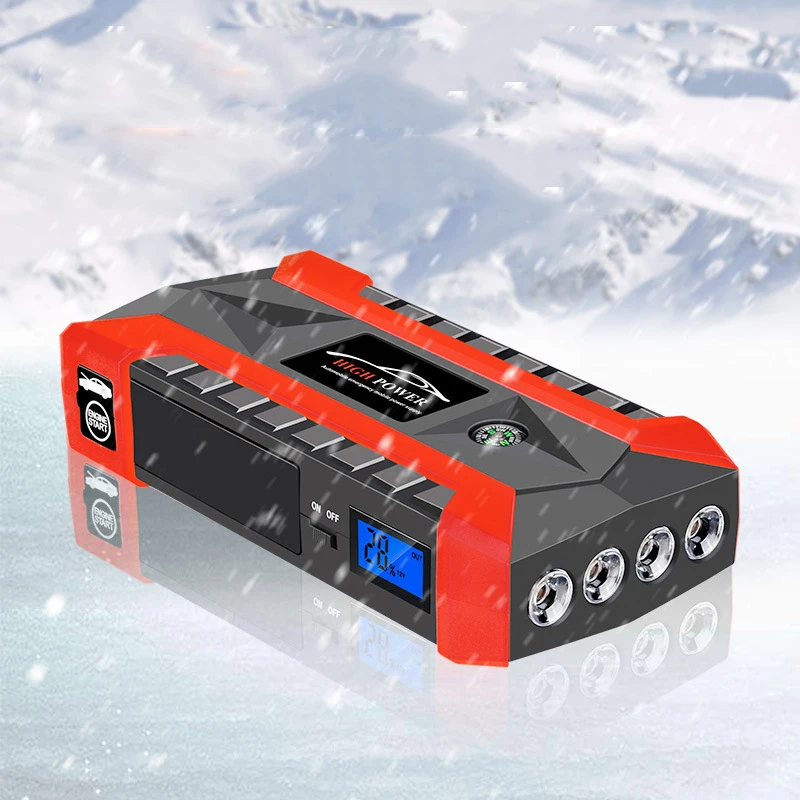 Super Power Car Jump Starter Power Bank 600A Car Battery Booster Portable Charger for PSP Car Mobile Phone Tablet 28000mAh