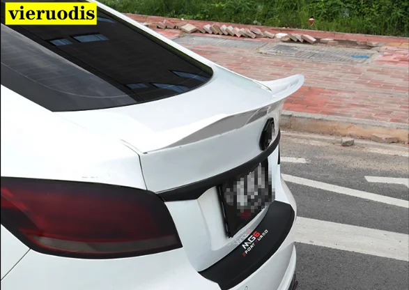 Fit For MG 6 MG6 2017 2018 2019 ABS / Carbon Fiber Exterior Rear Spoiler Tail Trunk Boot Wing Decoration Car Styling