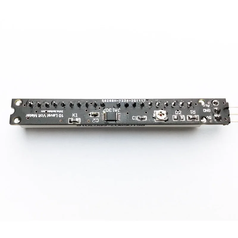 Imagem -05 - Led Music Bateria Indicador de Nível de Música Espectro de Ritmo de Música Atmosfera Dinâmica Indicador de Tensão de Luz Faça Você Mesmo Amplificador de Potência de Áudio