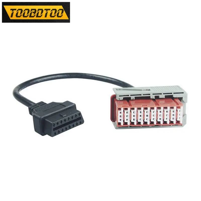 For Lexia3 PSA 30 Pin Cable For Citroen PSA 30Pin to OBD OBD2 16 Pin Connector Converter Diagnostic Tool For PP2000 Lexia-3